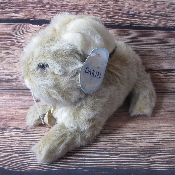 Dakin  Real Bunny Lying Plush Rabbit #53750  13" - Dakin Applause - Picture 5 of 10